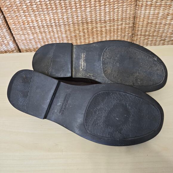 Polo Sport Ralph Lauren Mens Preppy Classic Brown Leather Penny Loafers 10.5D - Picture 11 of 12